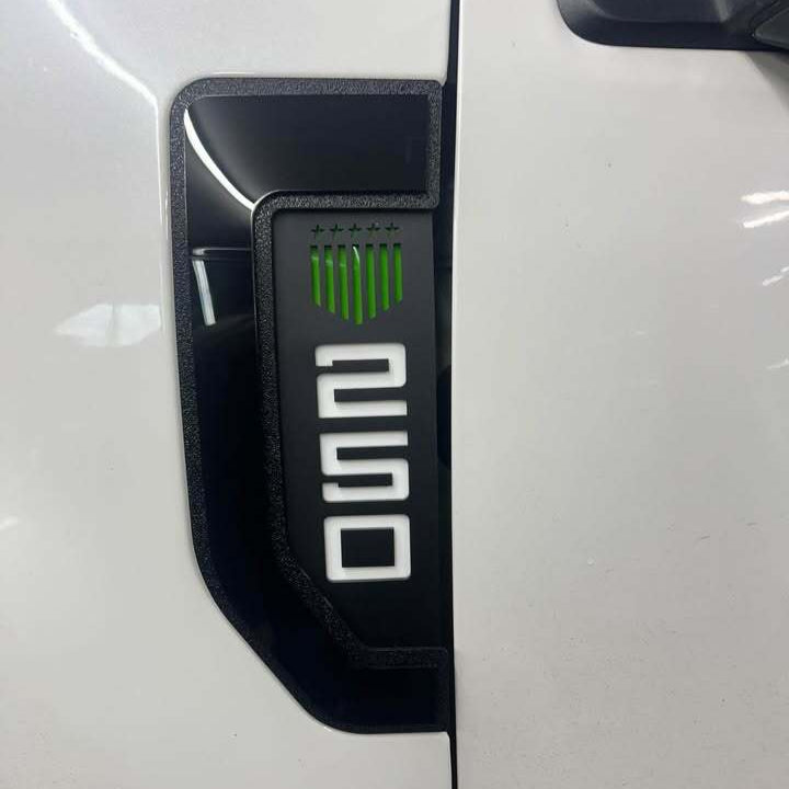 Fully Custom Fender Badges - Upload Your Own - Fits 2017-2022 Super Duty® - F250, F350, F450