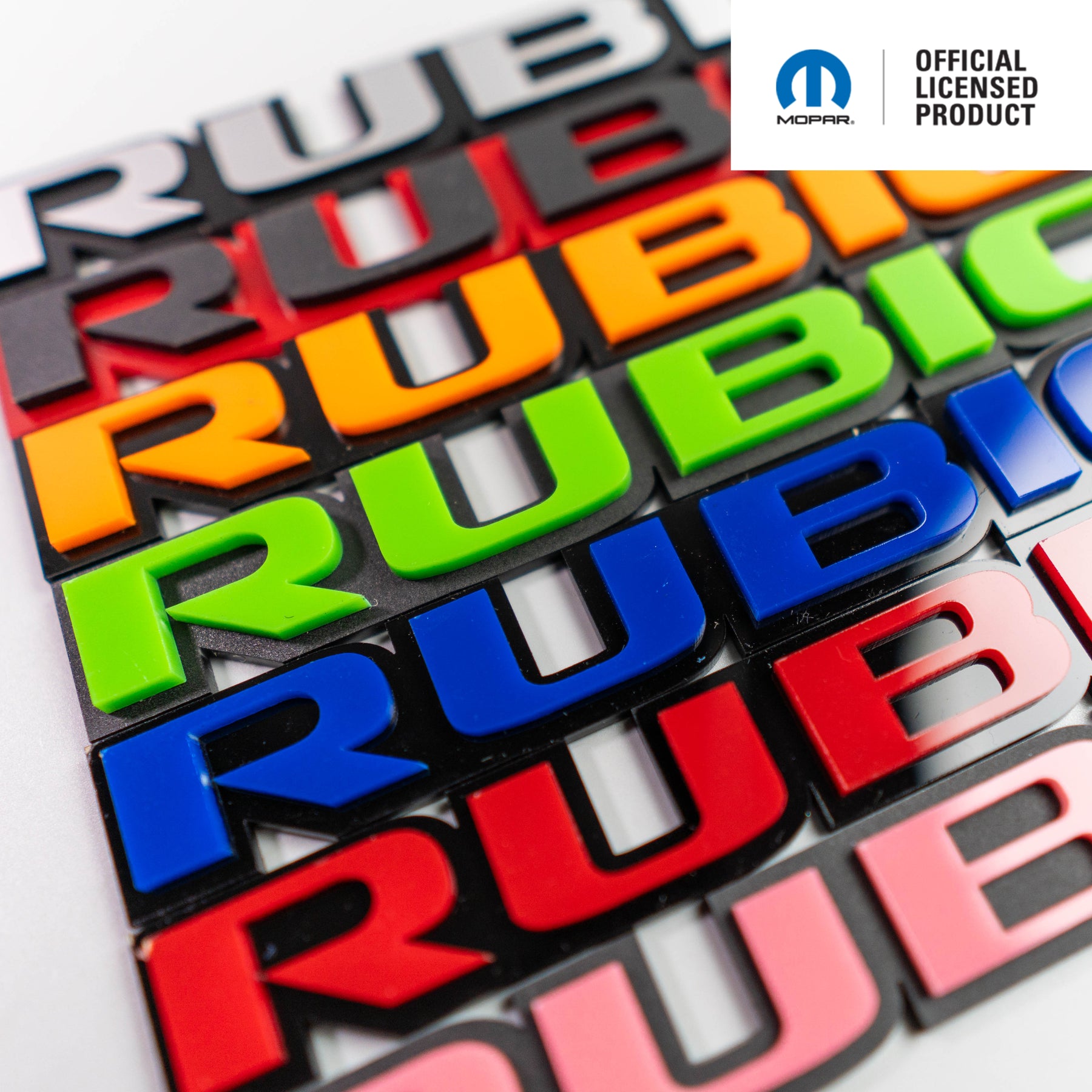 Custom Rubicon® Dual Layer Truck Badge - Multiple Colors Available - Officially Licensed Product