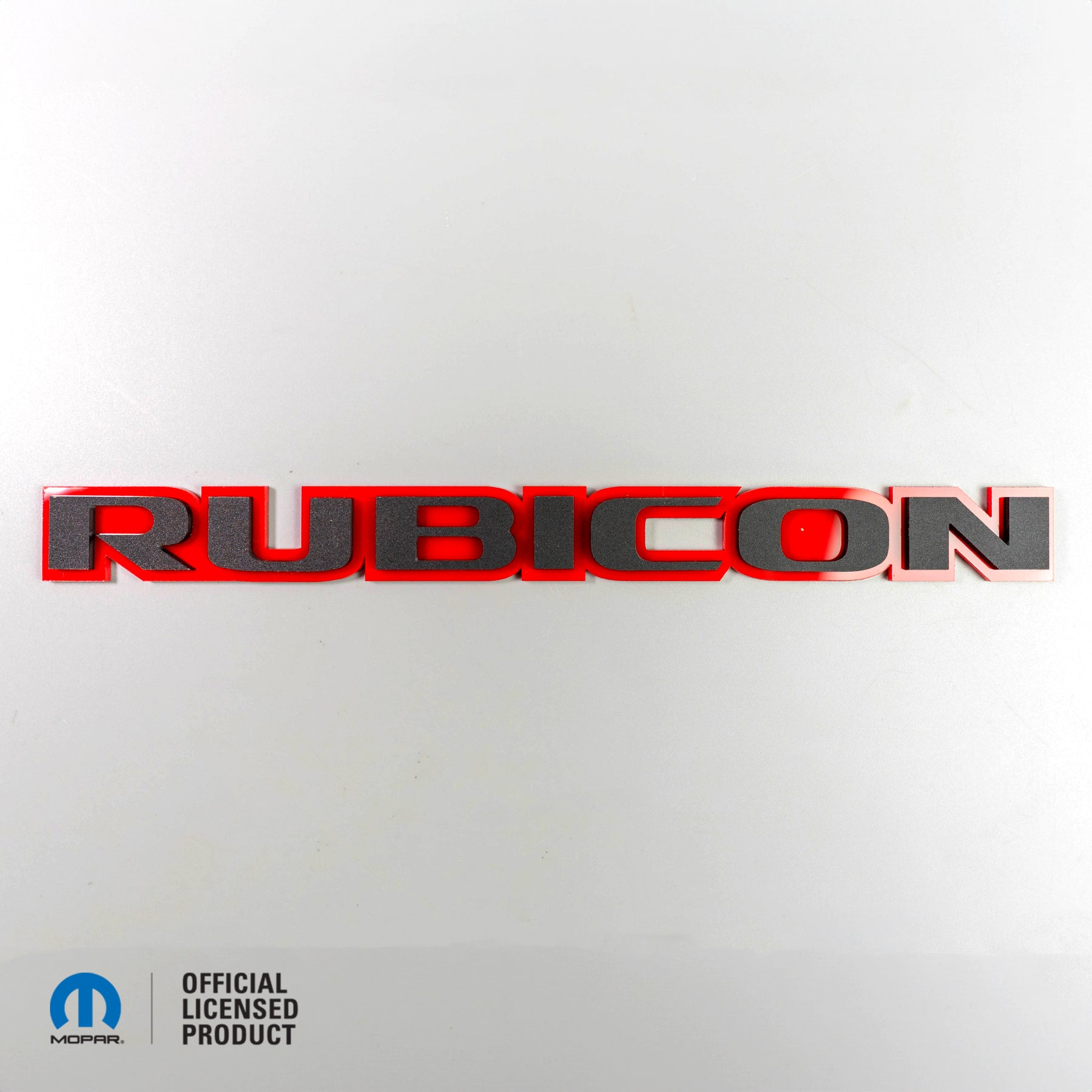 Custom Rubicon® Dual Layer Truck Badge - Multiple Colors Available - Officially Licensed Product