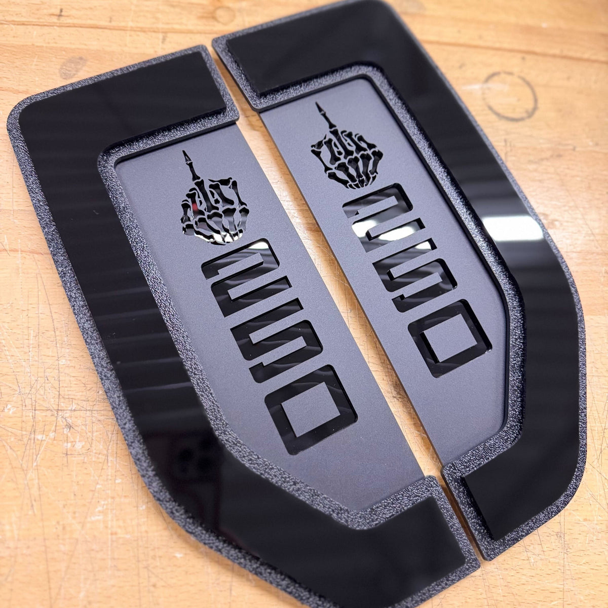 Fully Custom Fender Badges - Upload Your Own - Fits 2017-2022 Super Duty® - F250, F350, F450