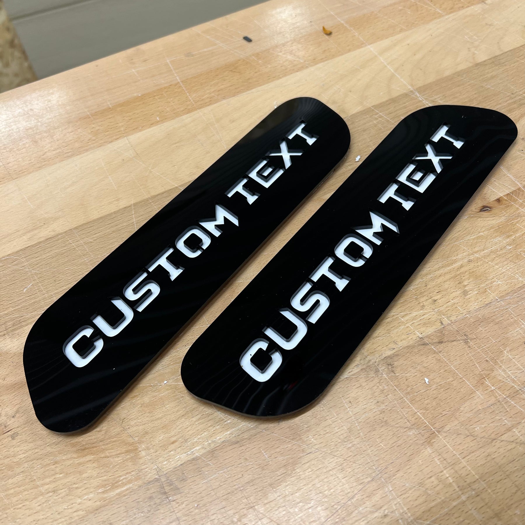 Custom Text Hood Badges - Fits 2019-2025 Ram 2500®/3500® - Multiple Colors Available
