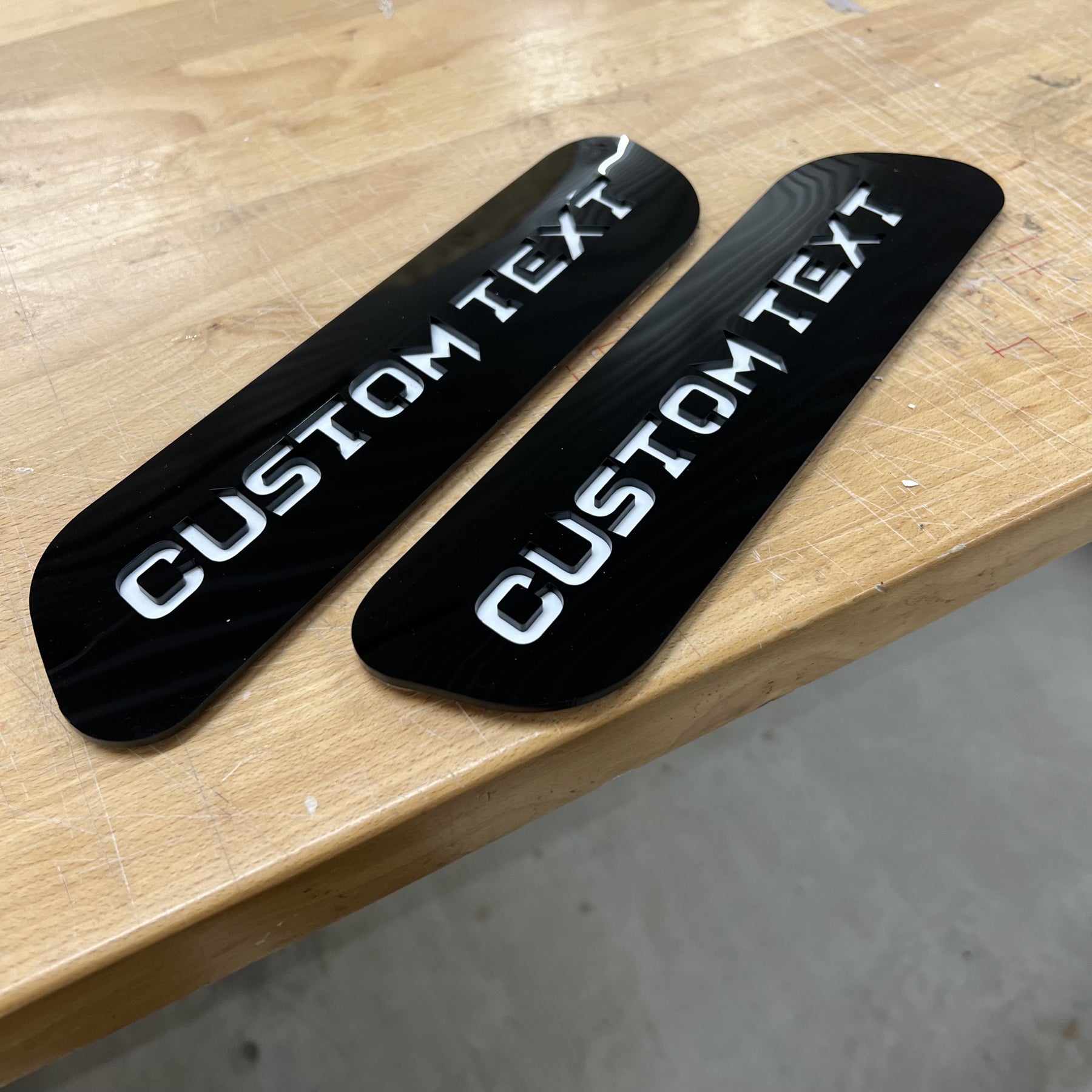Custom Text Hood Badges - Fits 2019-2025 Ram 2500®/3500® - Multiple Colors Available