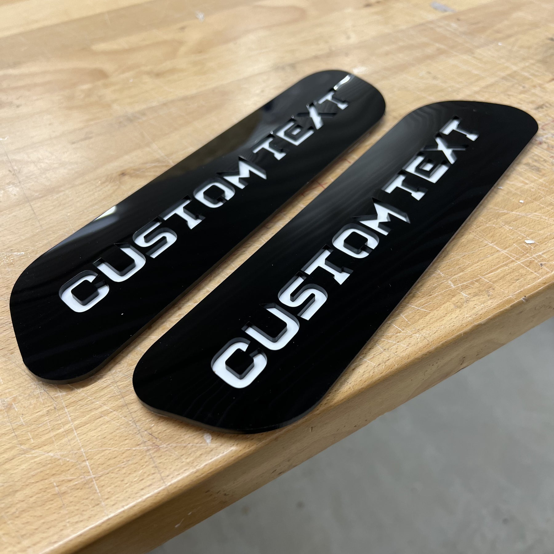Custom Text Hood Badges - Fits 2019-2025 Ram 2500®/3500® - Multiple Colors Available