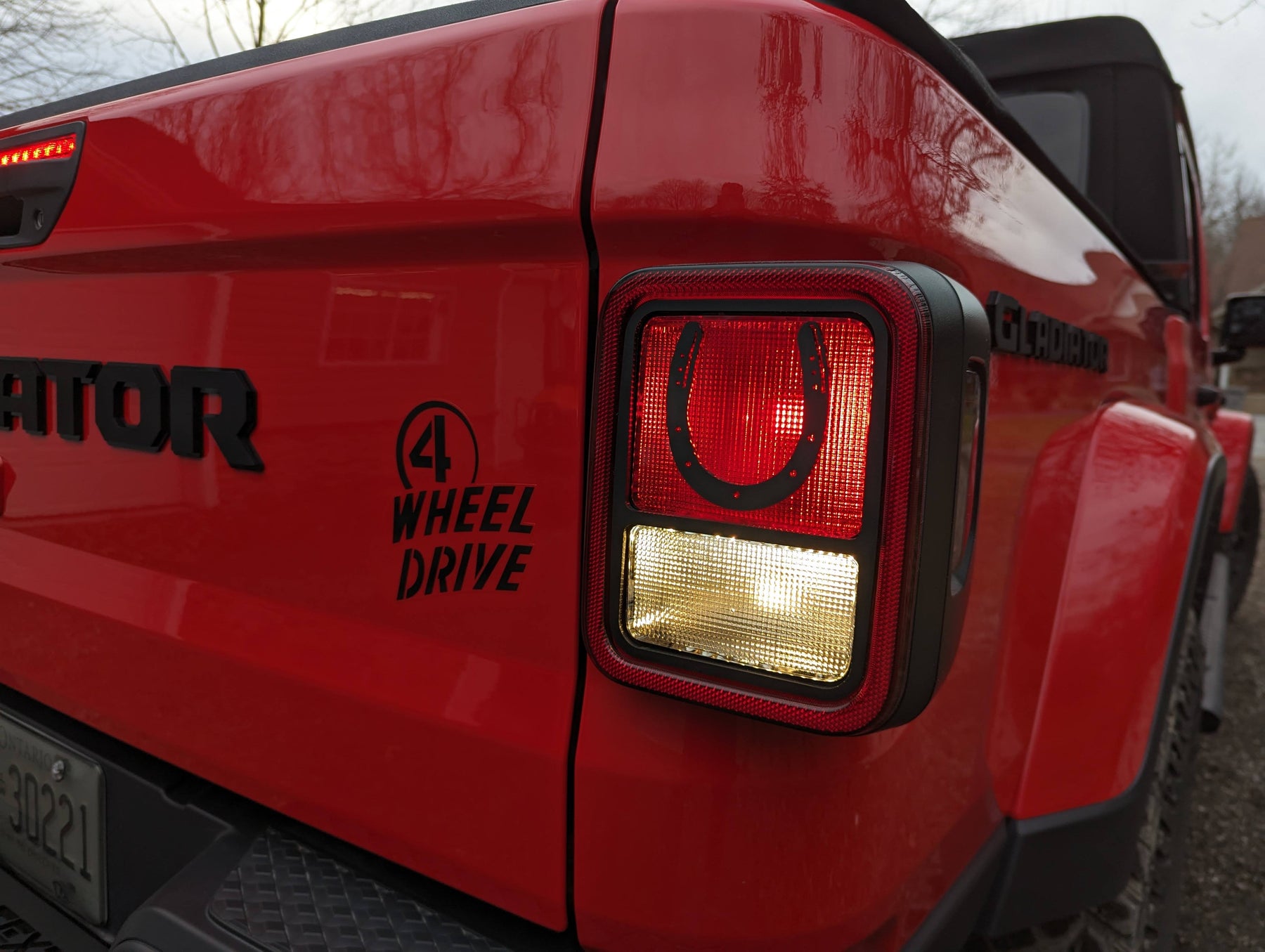 Feu arrière en fer à cheval - Paire - Compatible avec JEEP® GLADIATOR® 2020-2023