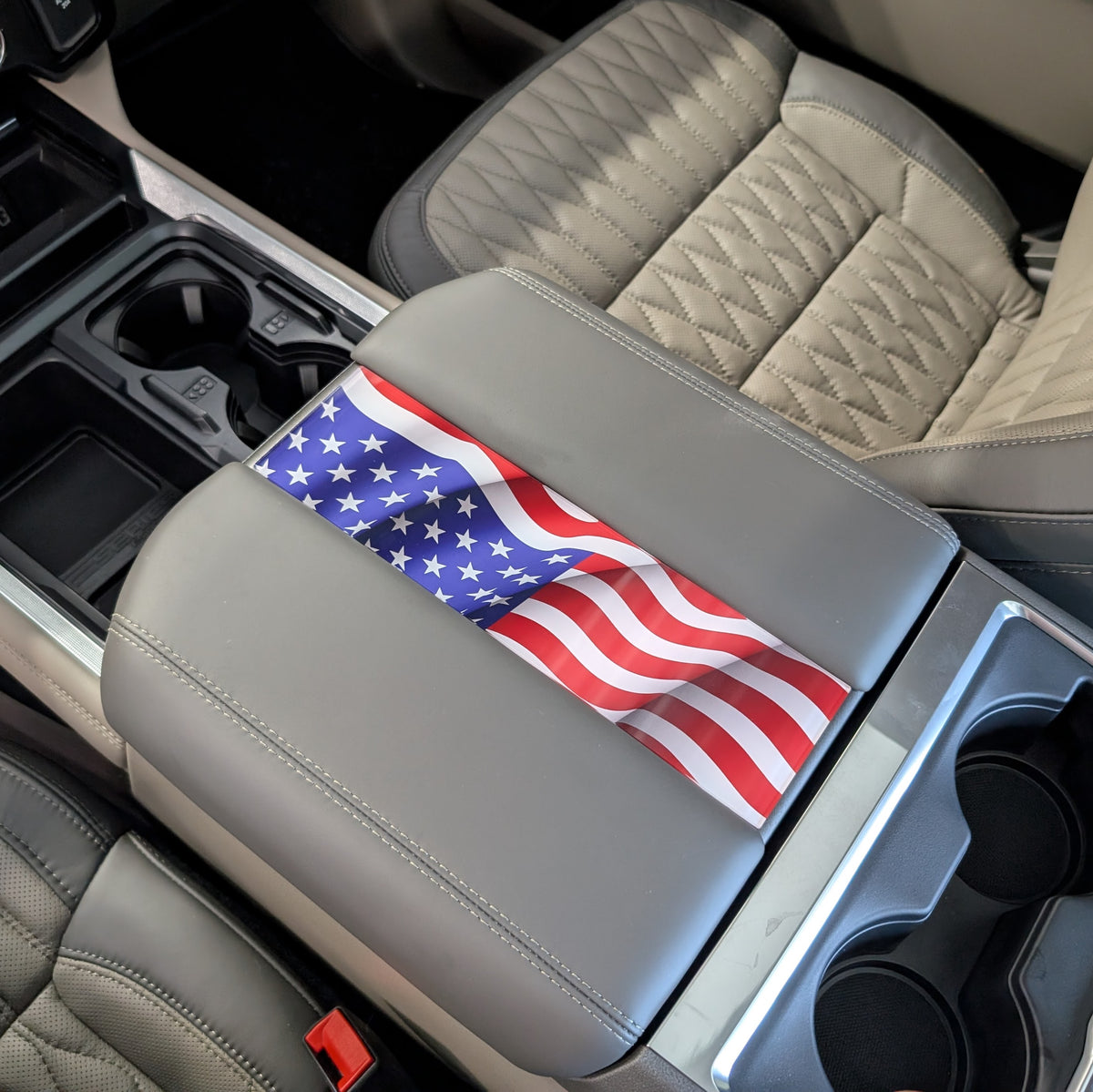 Center Console Center Insert - Upload Your Own - Fits 2025 Ford® F250® and F350® Platinum Plus