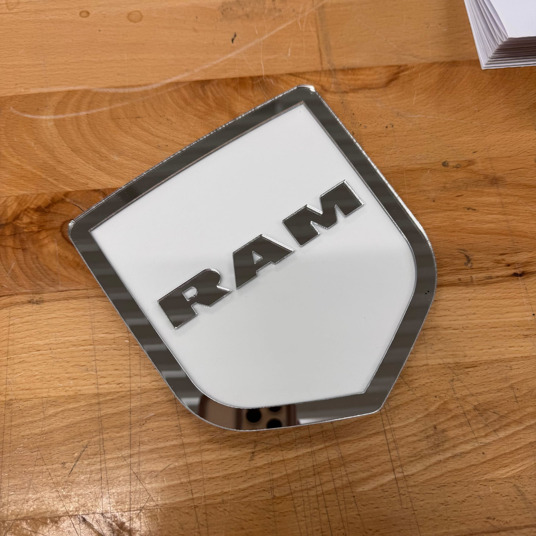 RAM® TAILGATE BADGE - FITS 2009-2018 DODGE® RAM® TAILGATE -1500, 2500, 3500 - Choose your Colors - Officially Licensed Product