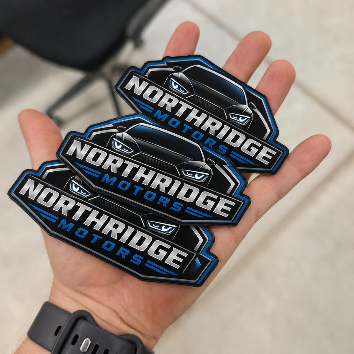 Bulk Custom Truck Badges - Fleet and Dealership Emblems