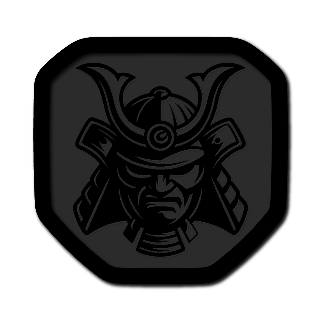 Custom Samurai RAM Shield Badge