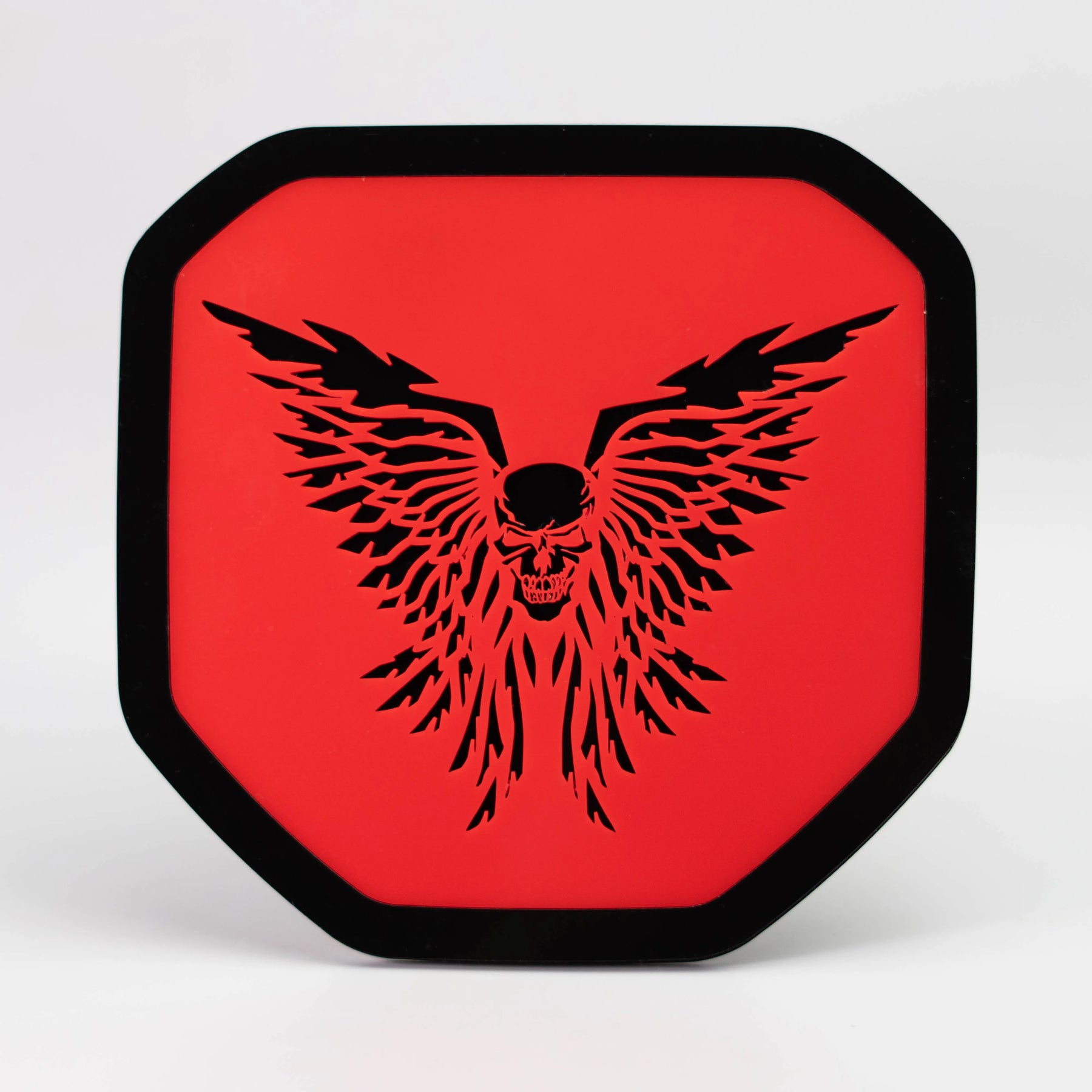 Badge Angel Wings Skull - Compatible avec les modèles Dodge® Ram® Tailgate 2019+ -1500, 2500, 3500 - Choisissez vos couleurs