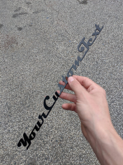 Custom Text Script Badge