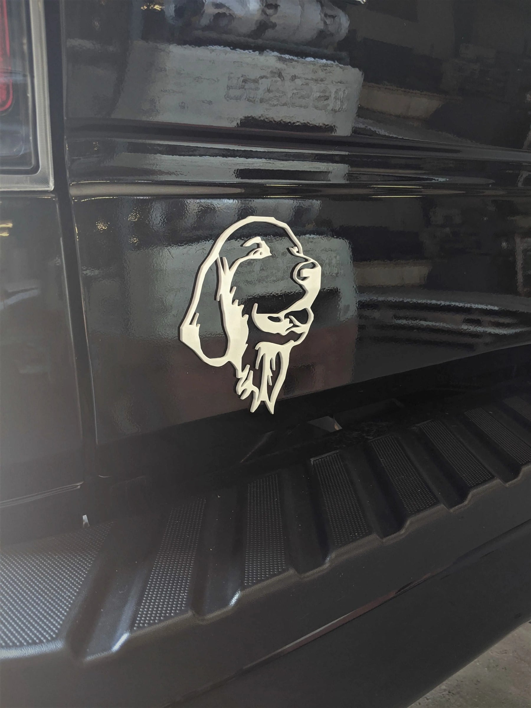 Badge Golden Retriever - Blanc
