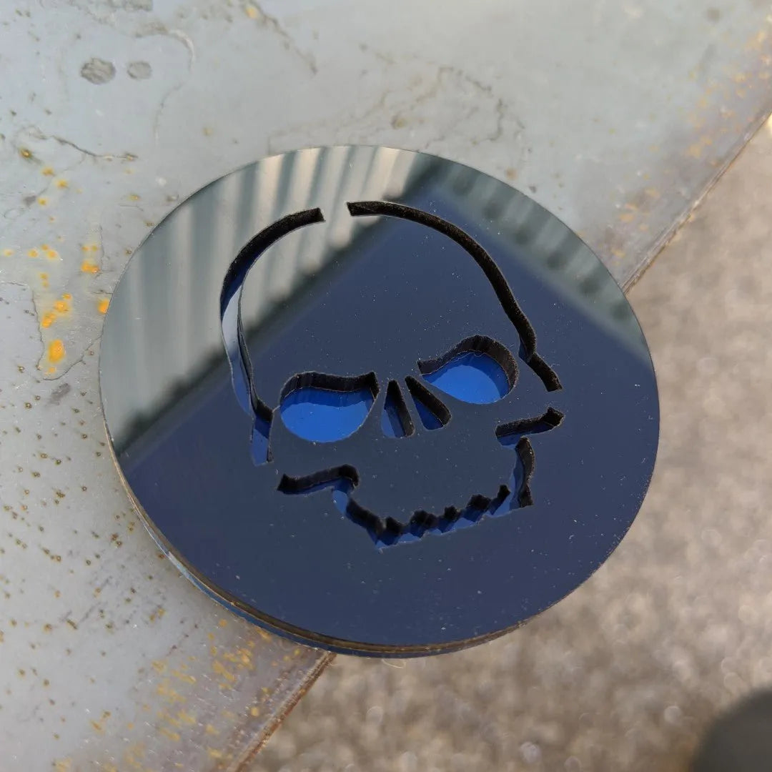 Skull Badge - Jeep® Trail Rated® Replacement Badge - Choose your Colors
