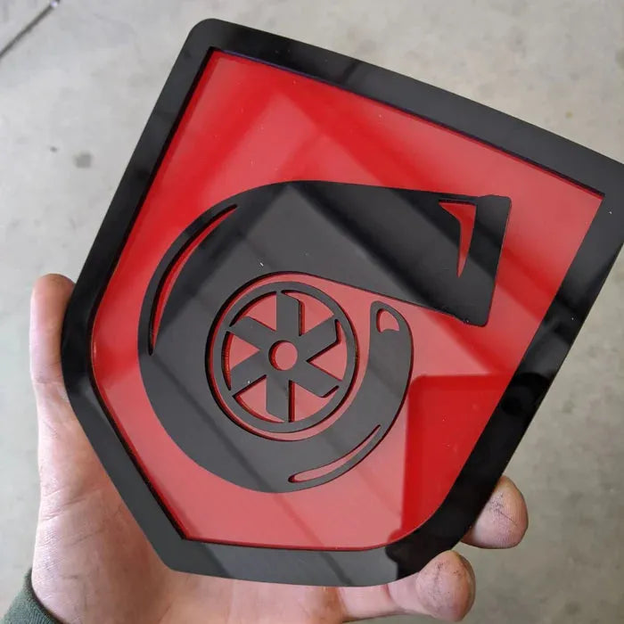 Turbo Badge - Fits 2009-2018 Dodge® Ram® Tailgate -1500, 2500, 3500 - Choose your Colors