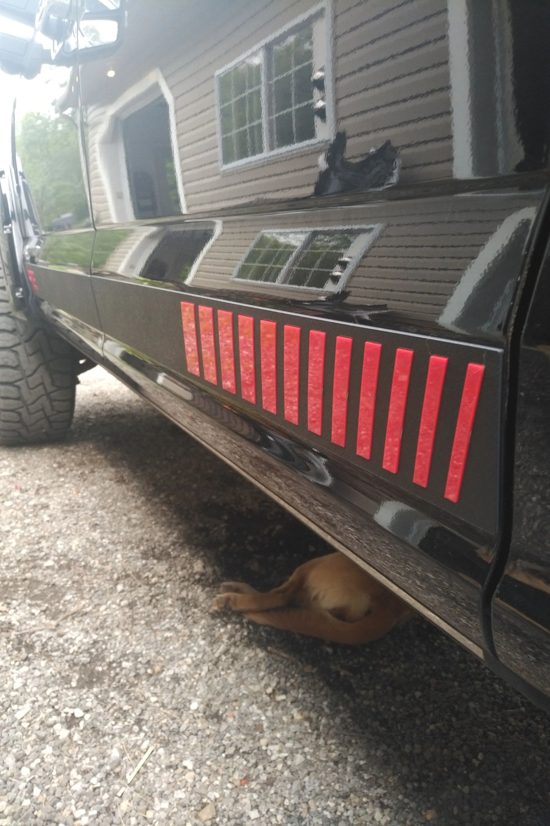 Ensemble de revêtements pour camions Line Style - Compatible avec les modèles Super Duty 2017-2022 - Noir texturé