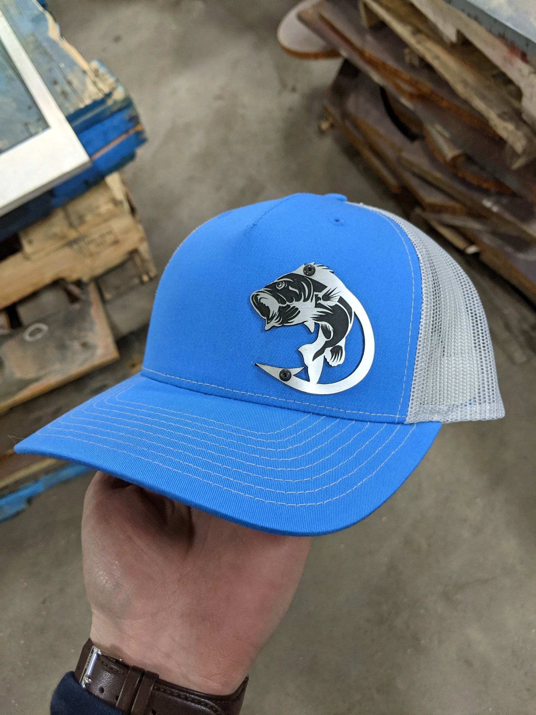 Casquette Bass Badge - Badge brossé et noir