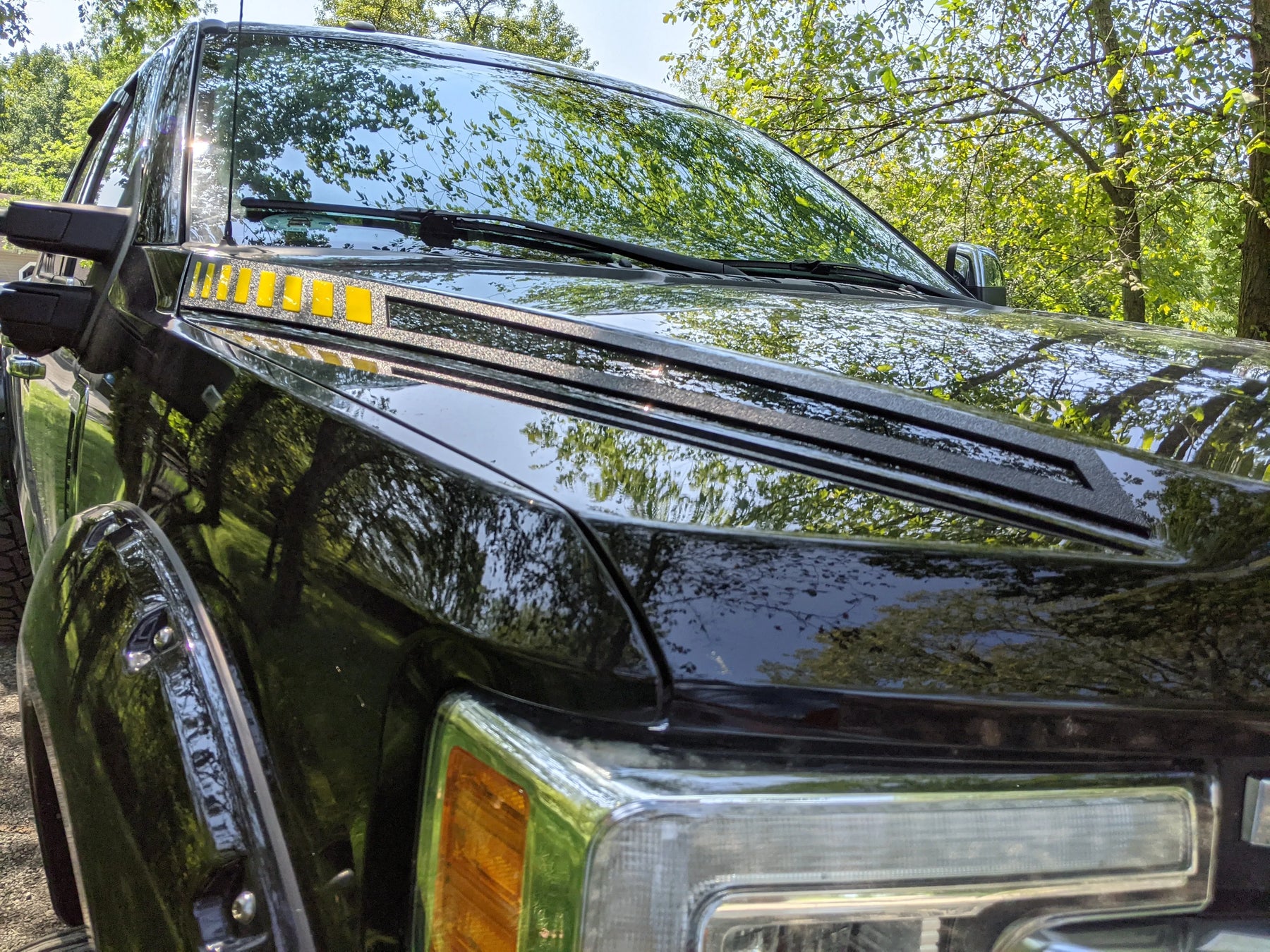 Ensemble de revêtements pour camions Line Style - Compatible avec les modèles Super Duty 2017-2022 - Noir texturé