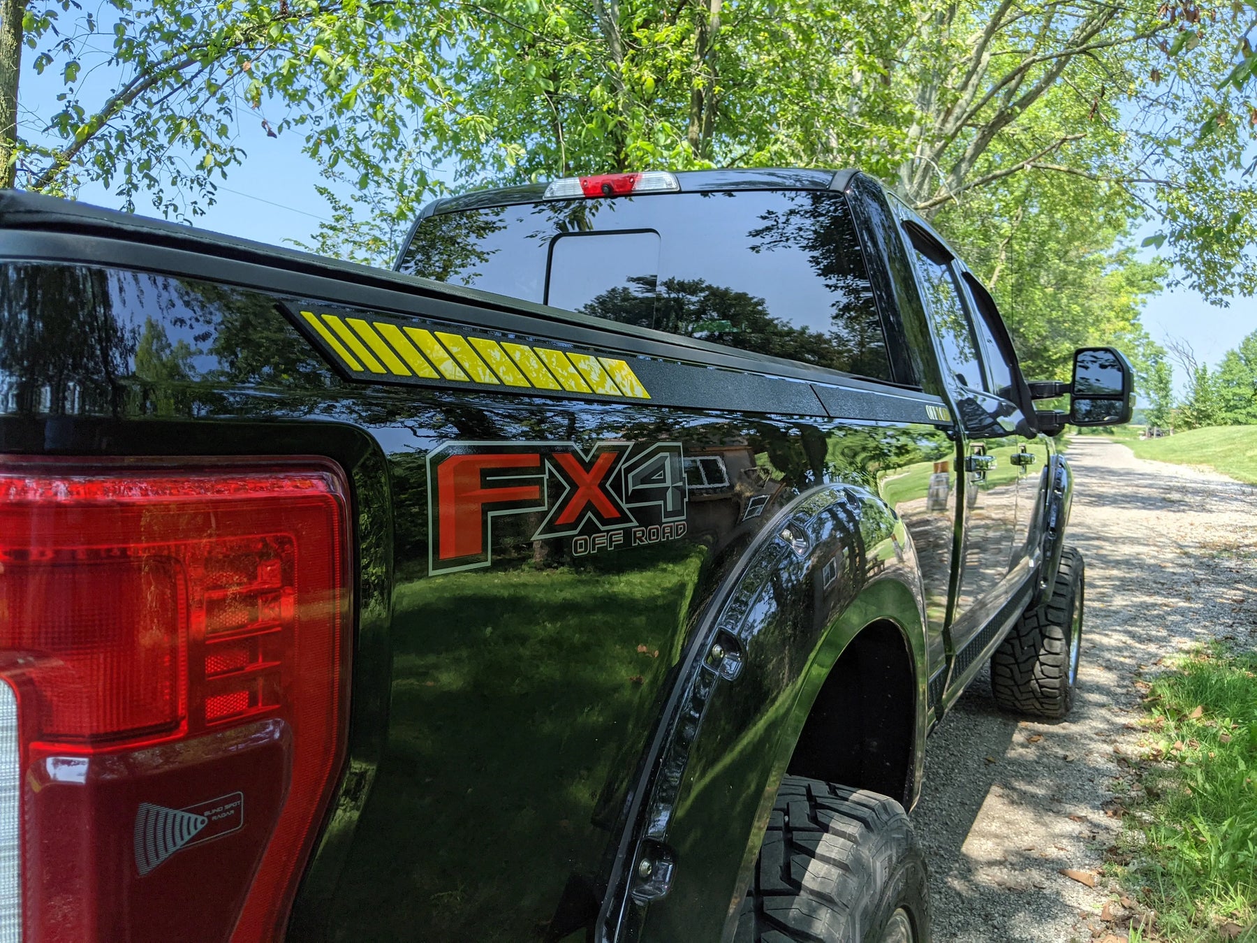 Ensemble de revêtements pour camions Line Style - Compatible avec les modèles Super Duty 2017-2022 - Noir texturé