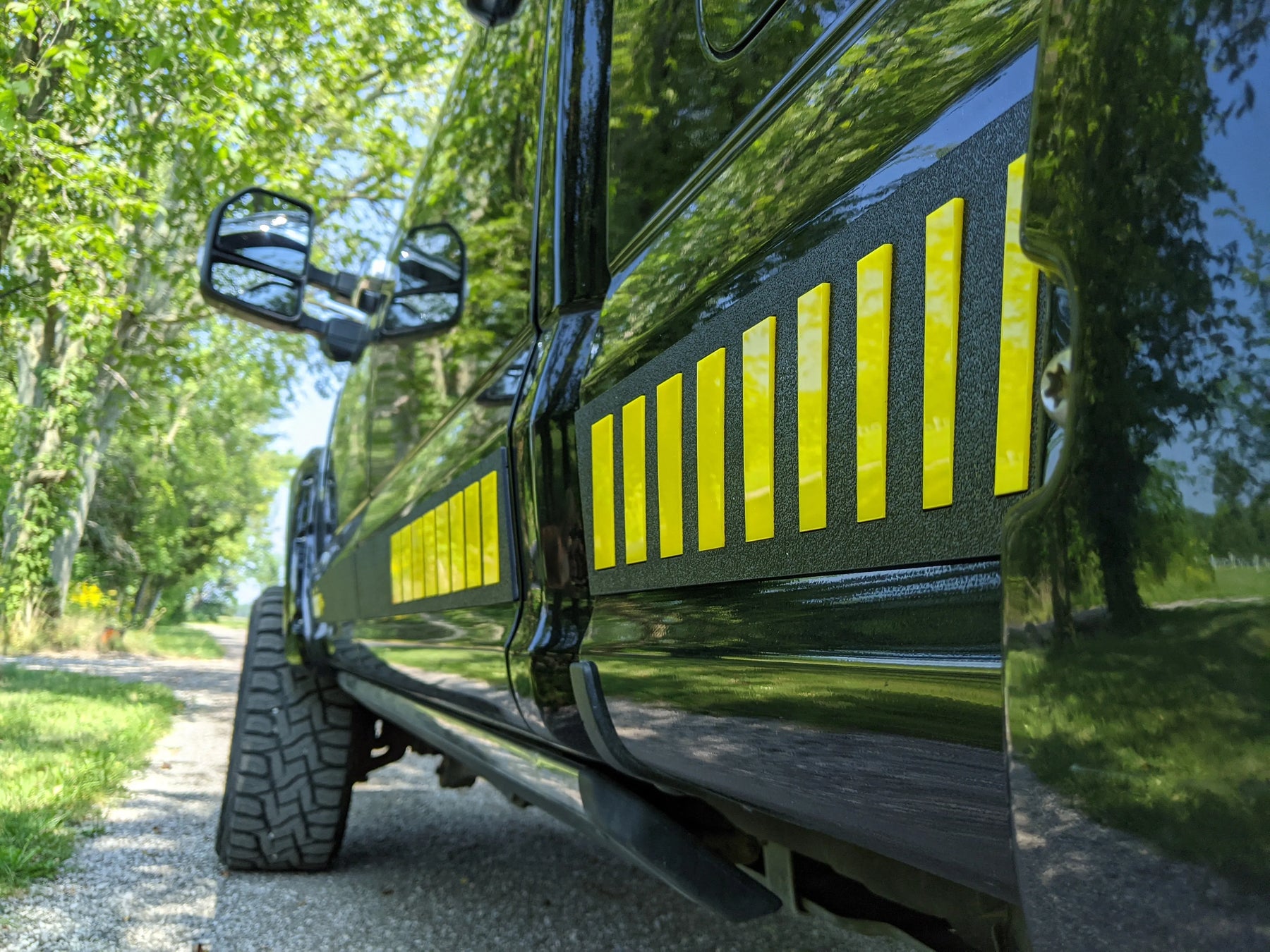 Ensemble de revêtements pour camions Line Style - Compatible avec les modèles Super Duty 2017-2022 - Noir texturé