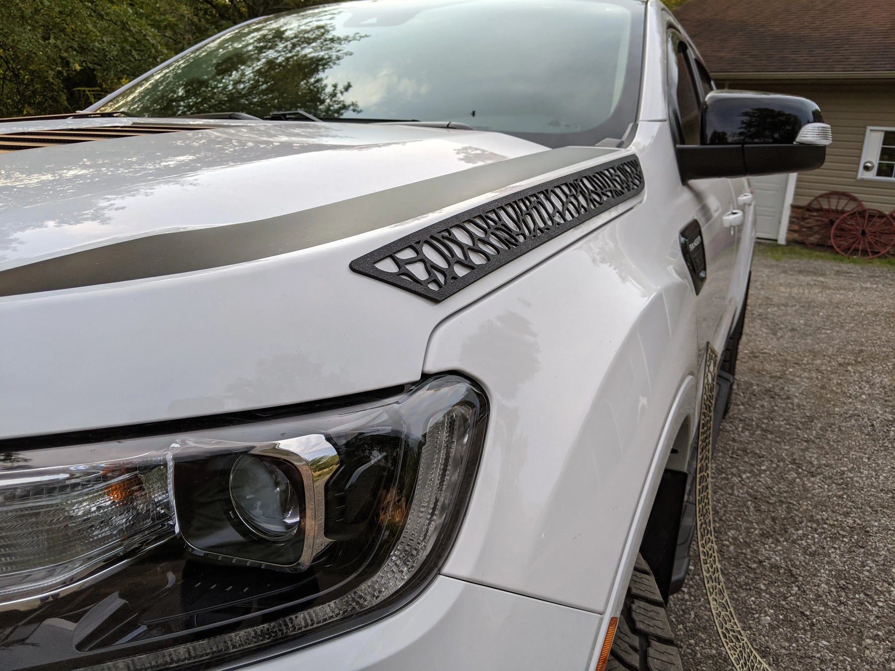 Ensemble de skins pour camions Reptile - Compatible avec Ranger® 2019-2023 - Noir texturé