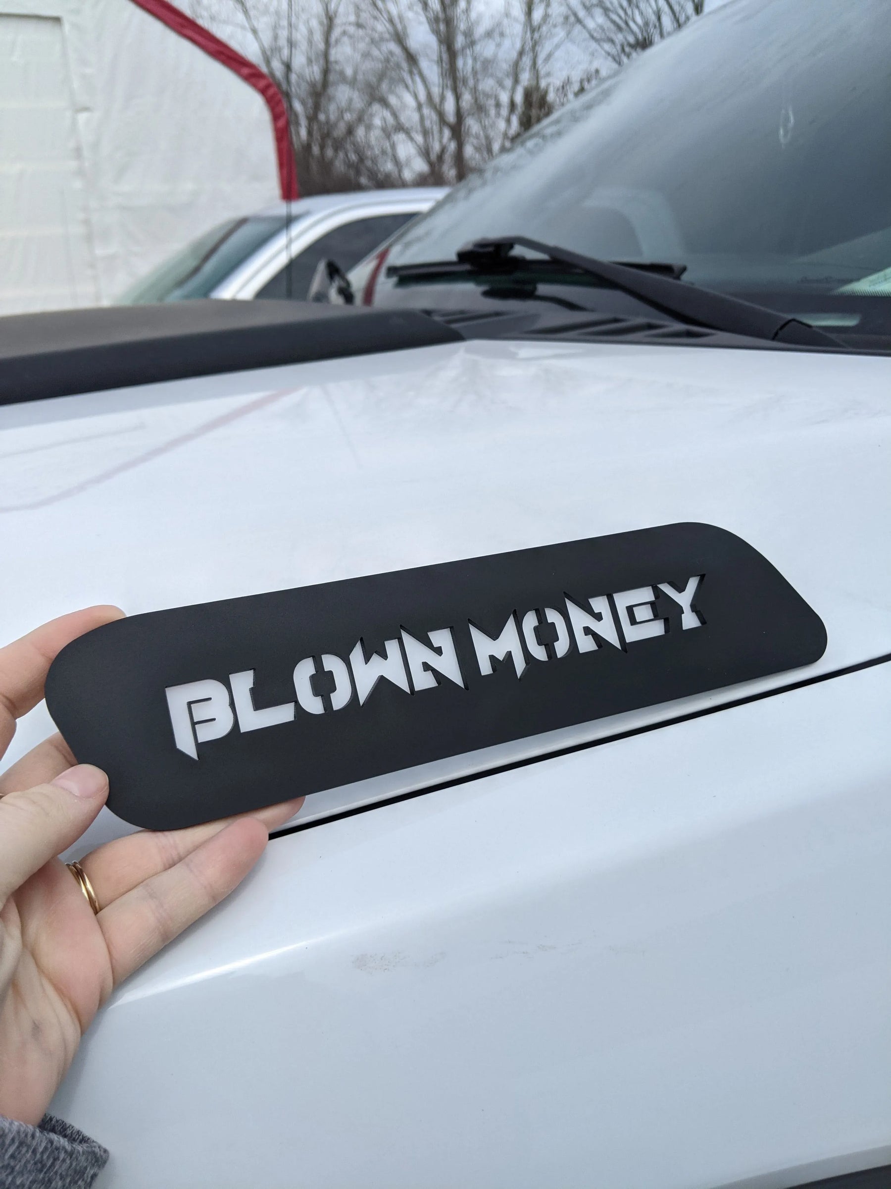 Custom Text LED Hood Badges - Fits 2019-2025 Ram 1500® - Multiple Colors Available
