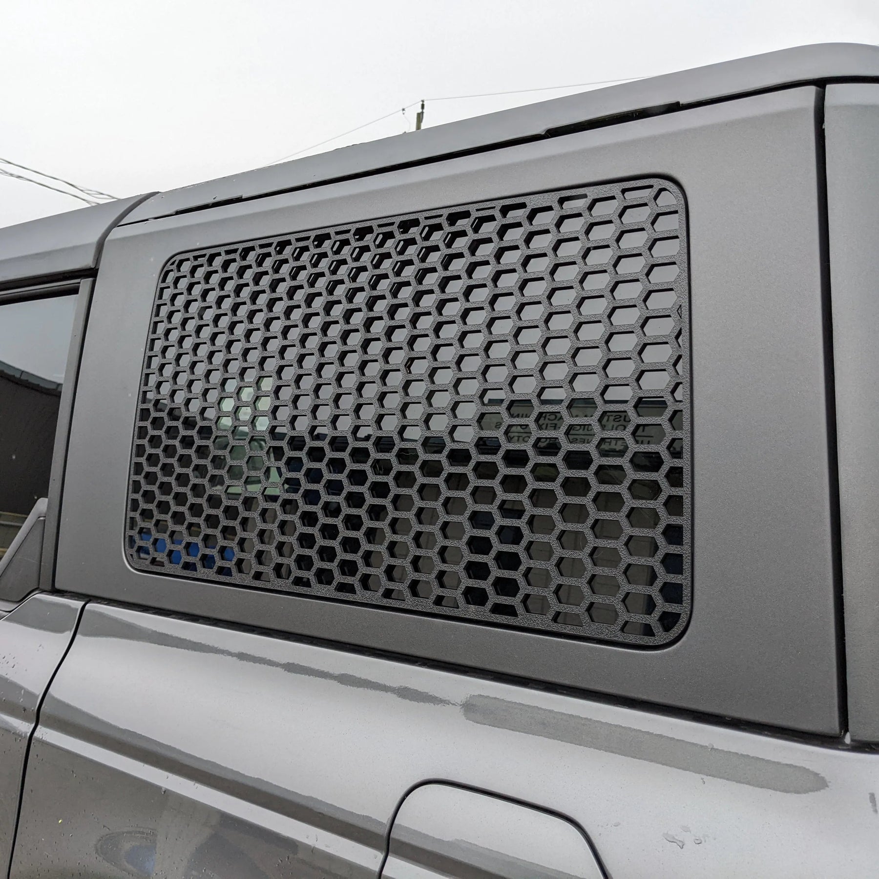 Rear Window Overlay Pair - Hex Pattern - Fits 2021+ Bronco® (4 Door Model Only)