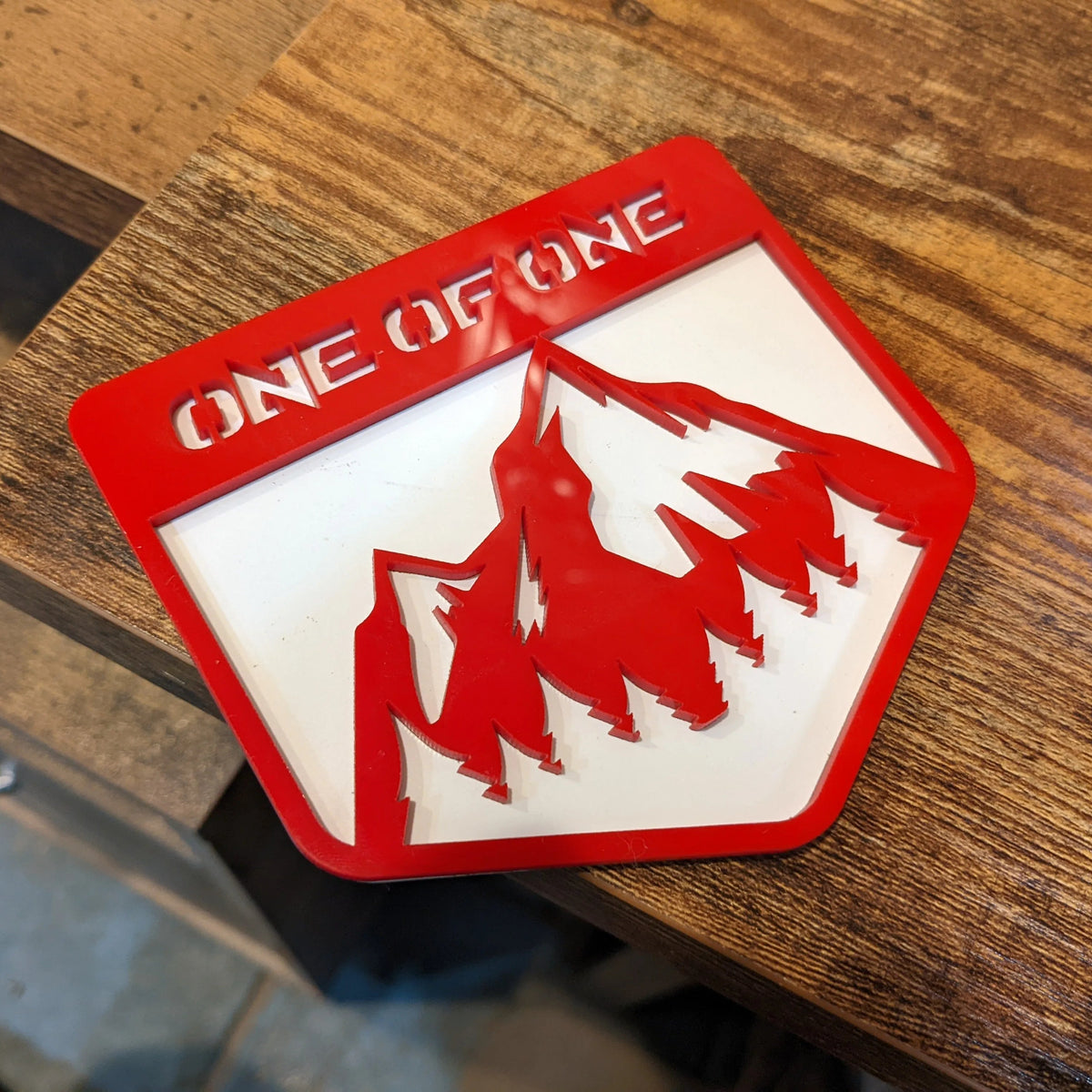 Fender Badge Pair - Custom Text Mountains - Fits 2021+ Bronco® or Bronco® Sport Big Bend® - Choose your Colors