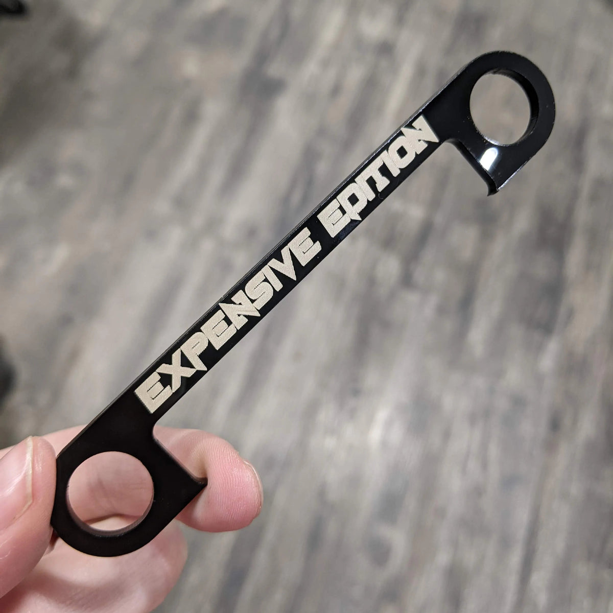 Front Tie Accent Badge Pair - Custom Text - Black - Fits 2021+ Bronco®