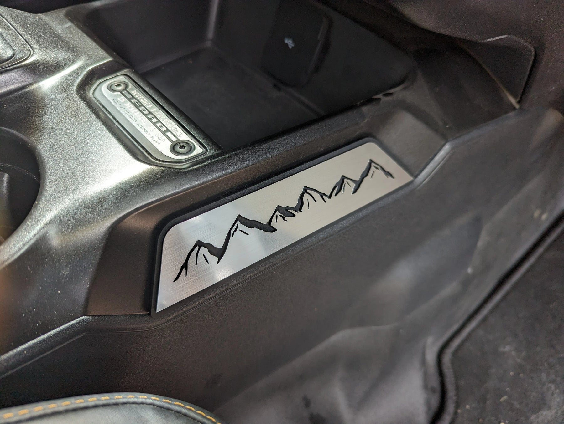 Badge de suppression de poignée de maintien passager - Compatible avec Bronco® 2021+ - Mountain Range