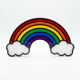 Rainbow in the Clouds - Universal Badge