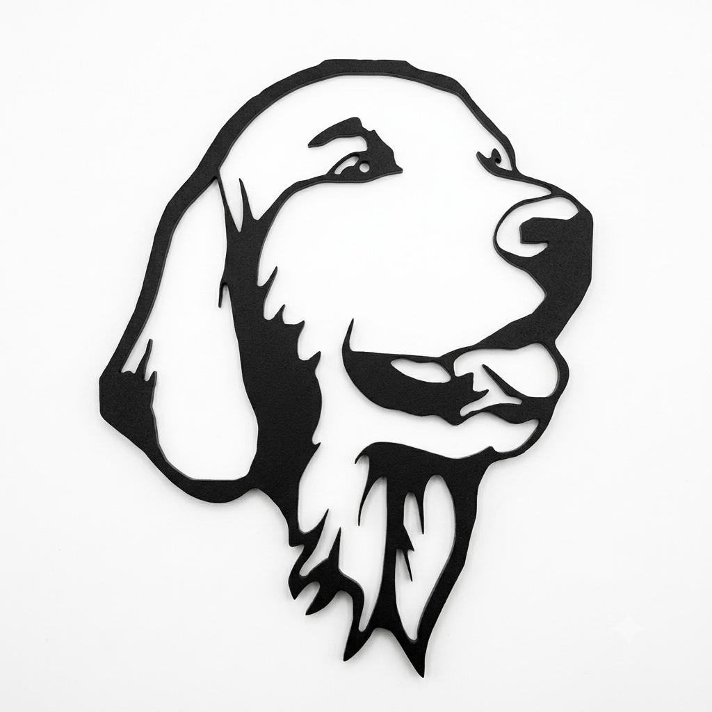 Golden Retriever Double Layer - Universal Badge