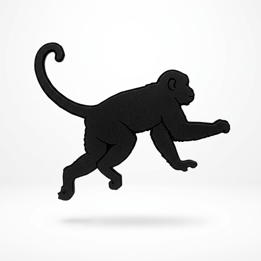 Monkey - Universal Badge