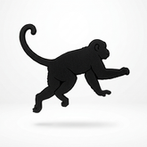 Monkey - Universal Badge