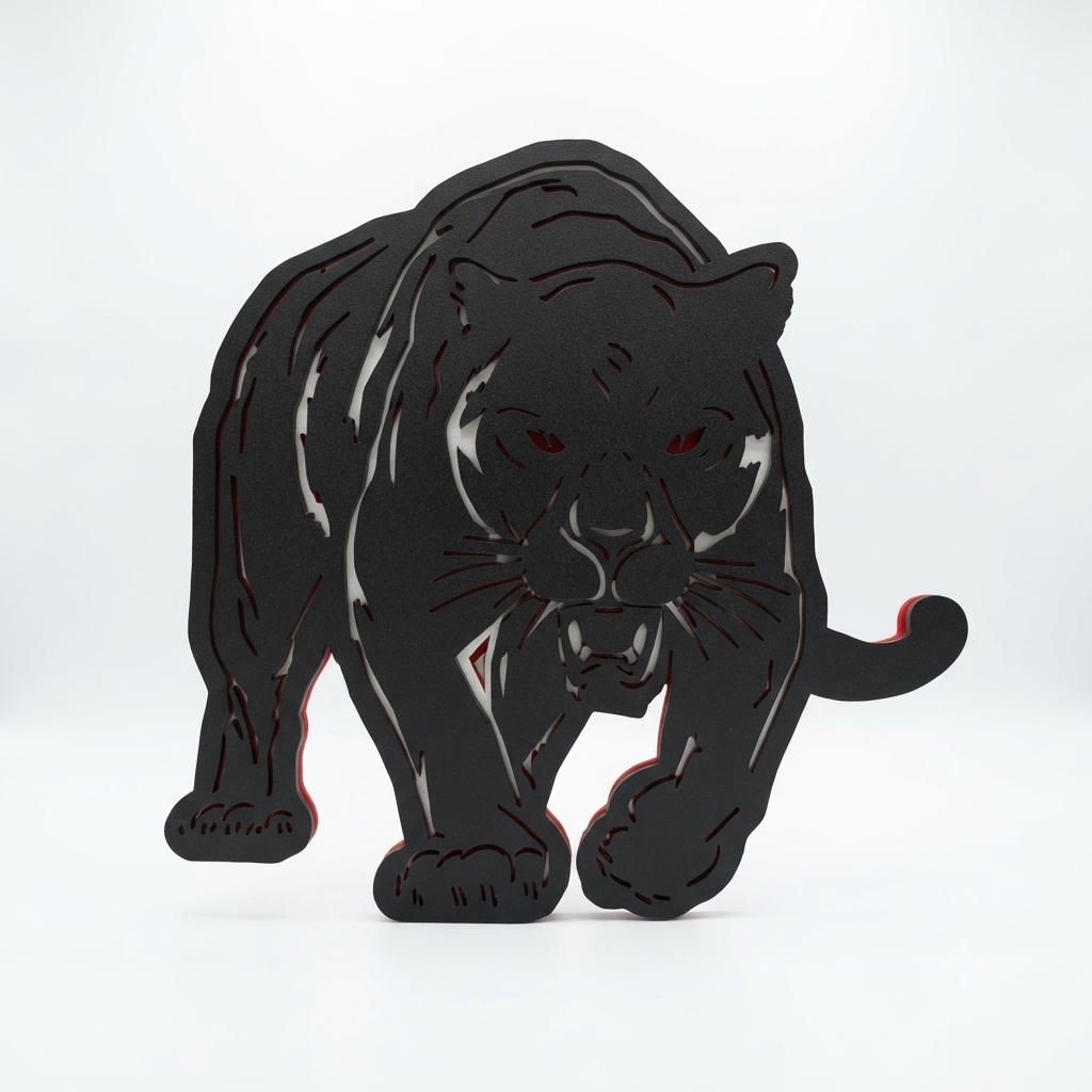 Panther - Double Layer Universal Badge