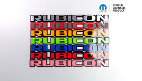 Badge de camion double couche Rubicon® personnalisé - Plusieurs couleurs disponibles - Produit sous licence officielle