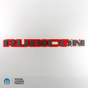 Badge de camion double couche Rubicon® personnalisé - Plusieurs couleurs disponibles - Produit sous licence officielle