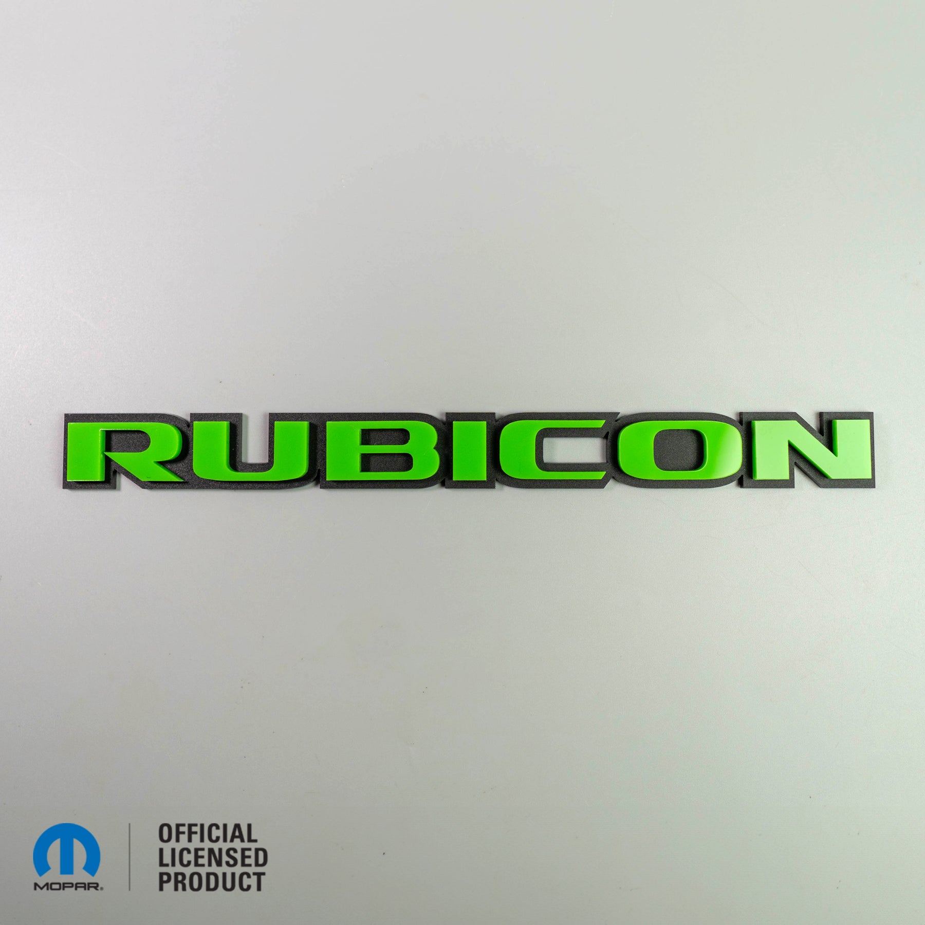 Badge de camion double couche Rubicon® personnalisé - Plusieurs couleurs disponibles - Produit sous licence officielle