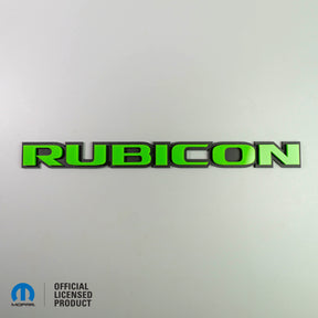 Badge de camion double couche Rubicon® personnalisé - Plusieurs couleurs disponibles - Produit sous licence officielle