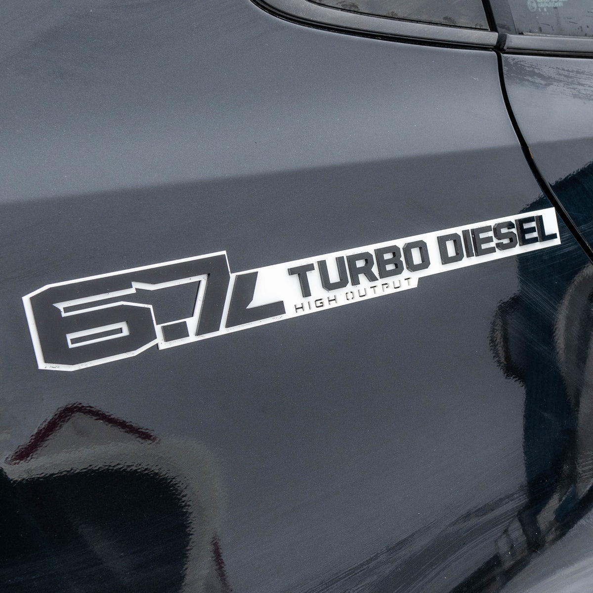 6.7L Turbo Diesel Badge Pair