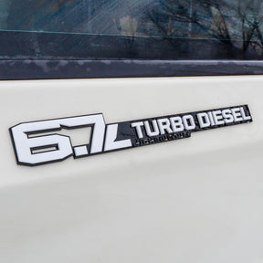 6.7L Turbo Diesel Badge