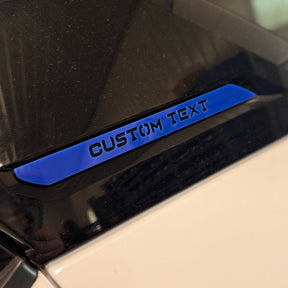 Custom Text - Rear Quarter Panel Text Overlay - Fits 2021+ Bronco® Sport