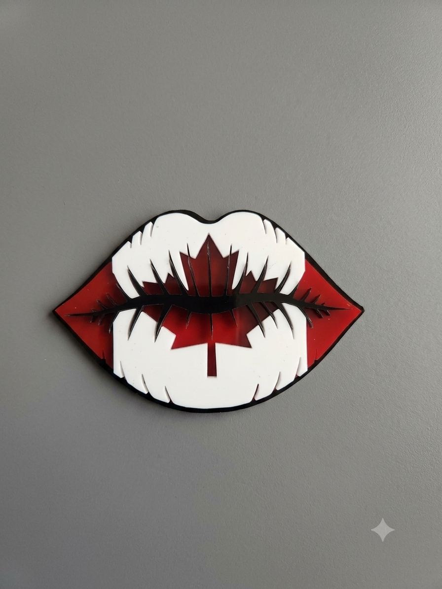 KISS CANADA - RED, WHITE AND BLACK