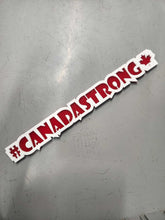 #CANADASTRONG TEXT BADGE - RED AND WHITE