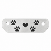 Paws and Heart Console Badge - Fits 2021+ Bronco®