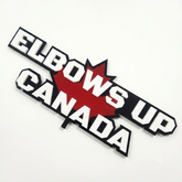 Elbows Up Canada - White, Red and Black