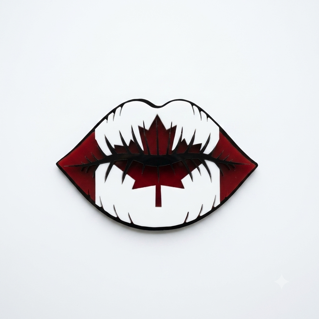 KISS CANADA - RED, WHITE AND BLACK