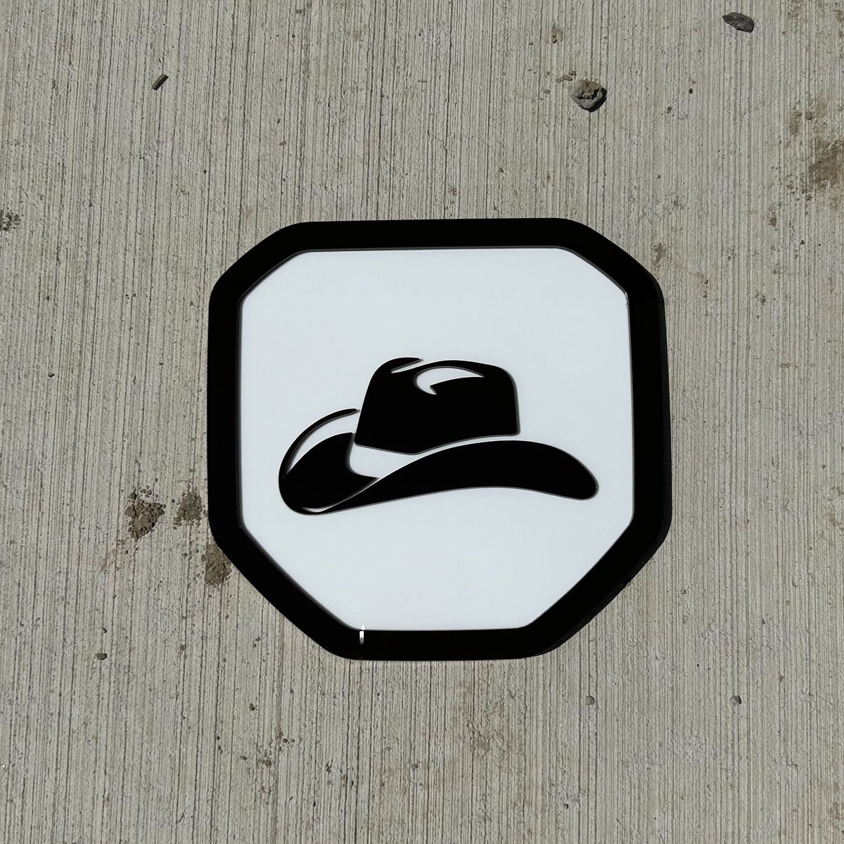 Badge de chapeau de cow-boy - Compatible avec les modèles Dodge® Ram® Tailgate 2019+ (5e génération) -1500, 2500, 3500