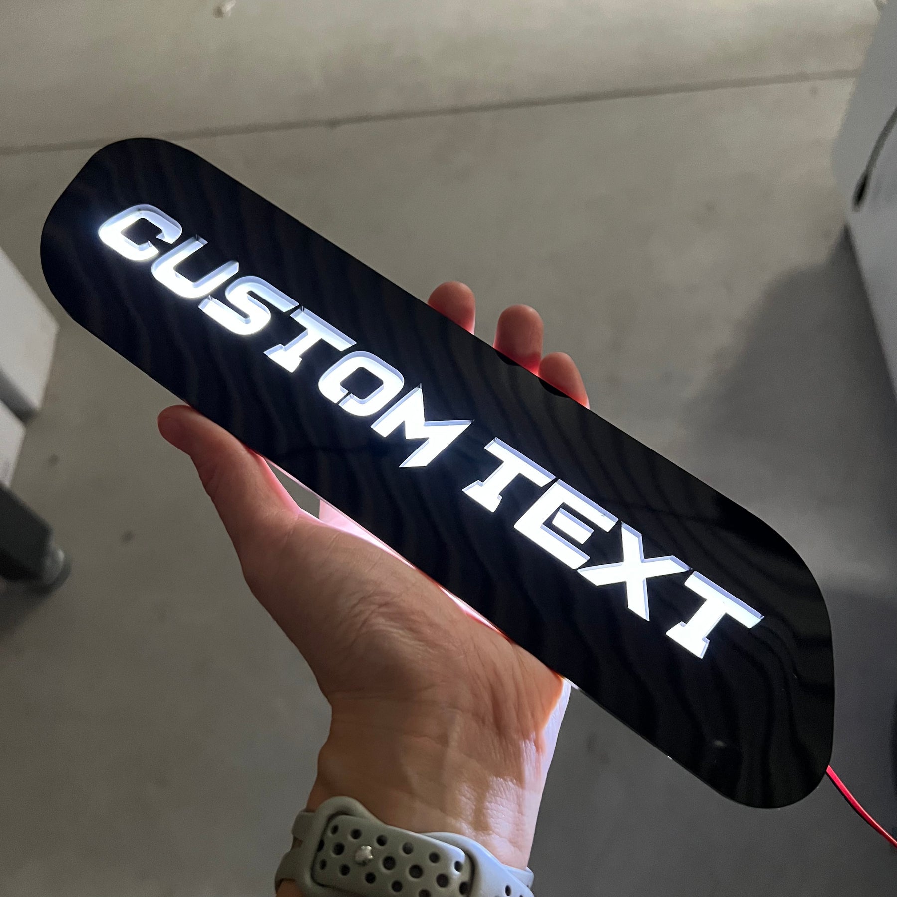 Custom Text LED Hood Badges - Fits 2019+ Ram 2500®/3500® - Multiple Colors Available