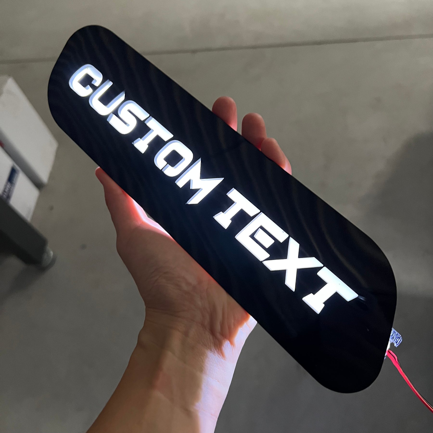 Custom Text LED Hood Badges - Fits 2019+ Ram 2500®/3500® - Multiple Colors Available