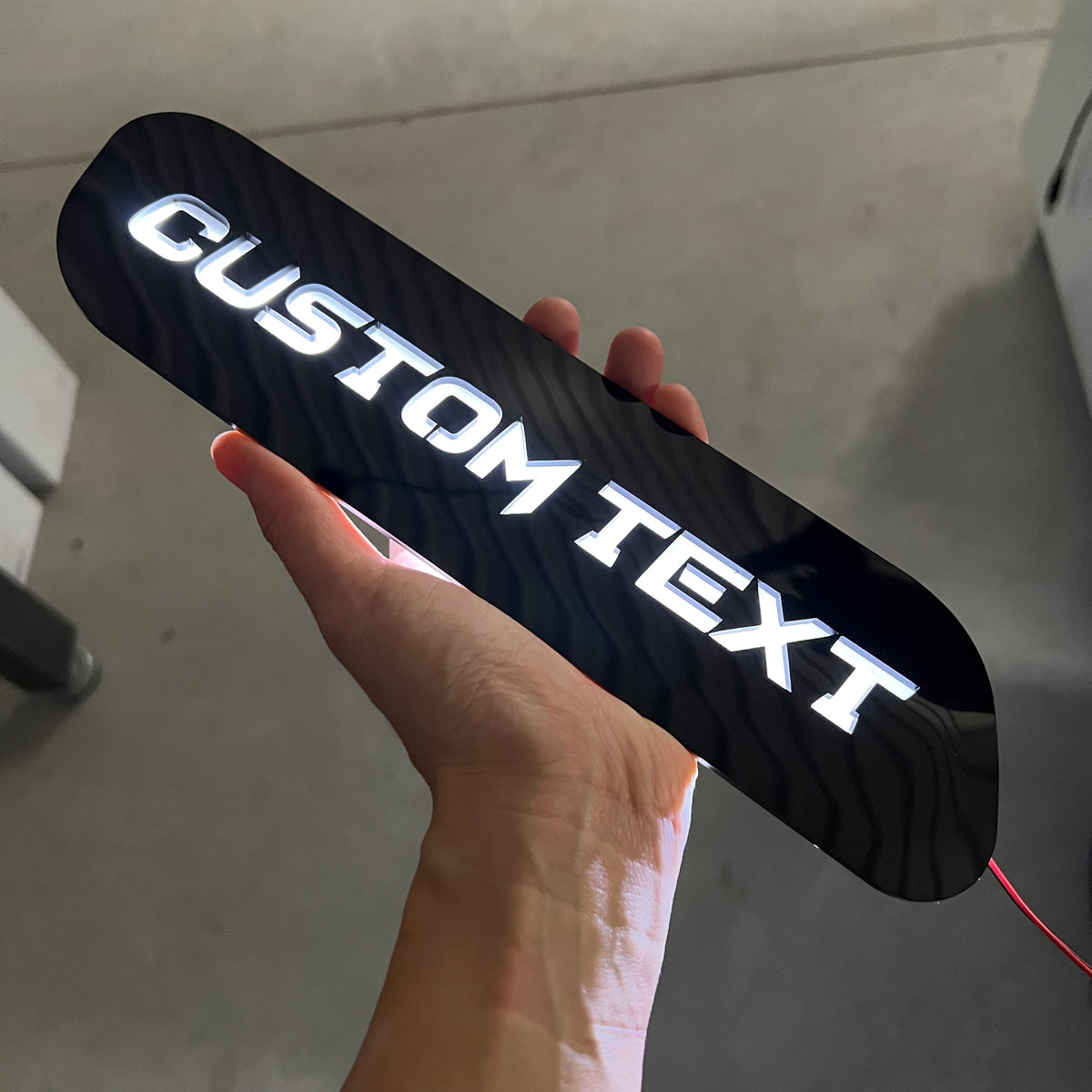 Custom Text LED Hood Badges - Fits 2019+ Ram 2500®/3500® - Multiple Colors Available