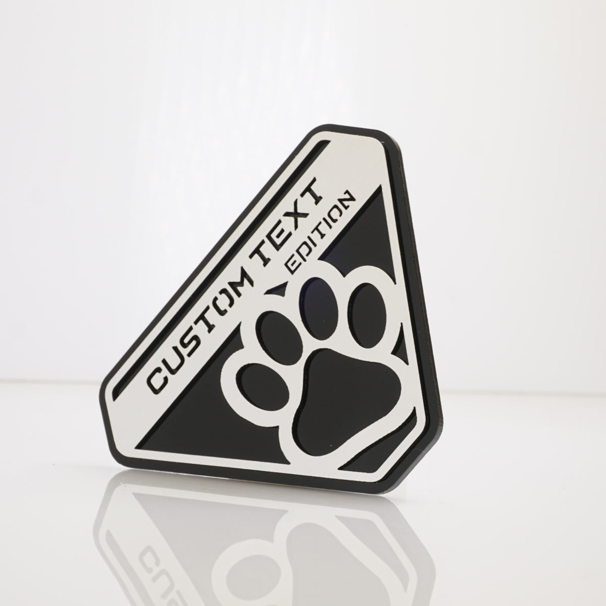 Fender Badge Pair - Custom Text Dog Paw - Fits 2021+ Bronco® Badlands®